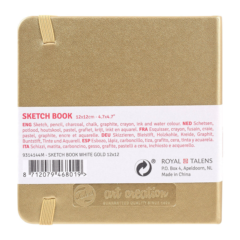 Talens Art Creation 4.7" x 4.7" Sketch Book, 80 Sheets/Book, 5/Bundle (TLN9314144M-5)