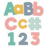 Carson Dellosa 4" We Belong Combo Pack EZ Letters and Numbers, Multicolored, 219/Pack, 2 Packs/Bundle (CD-130097-2)