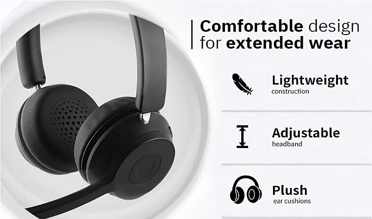 CODi Claro Wireless Bluetooth Stereo Phone & Computer Headset (13TR43)