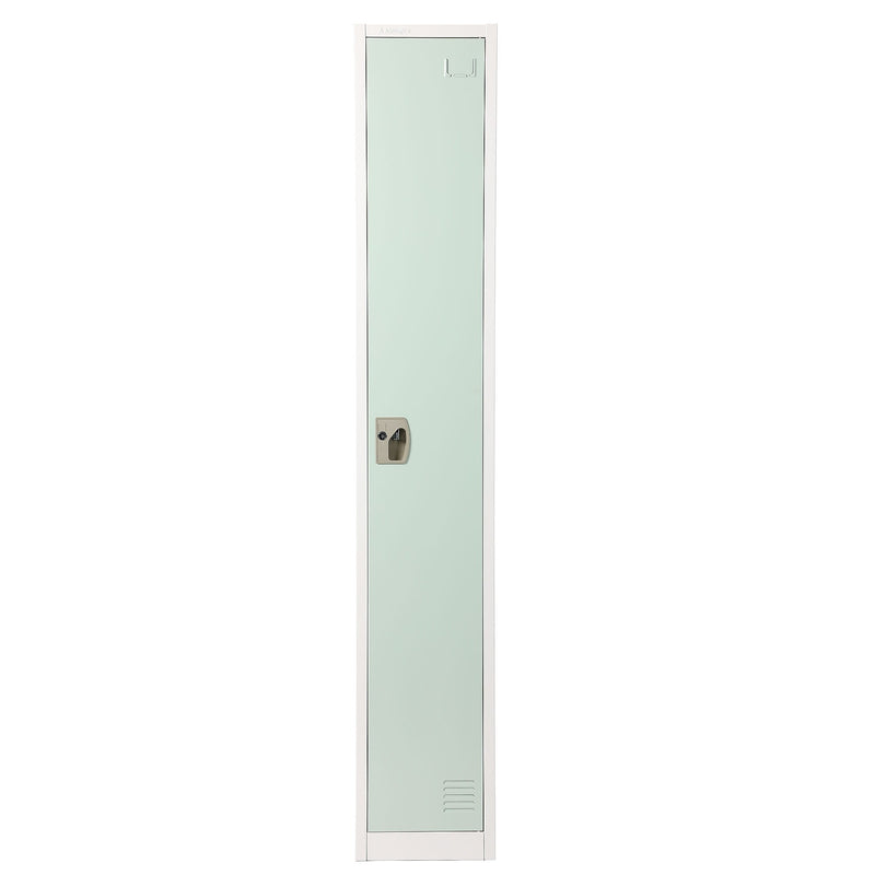 AdirOffice 72" Single Tier Misty Green Storage Locker (ADI629-201-MGRN)