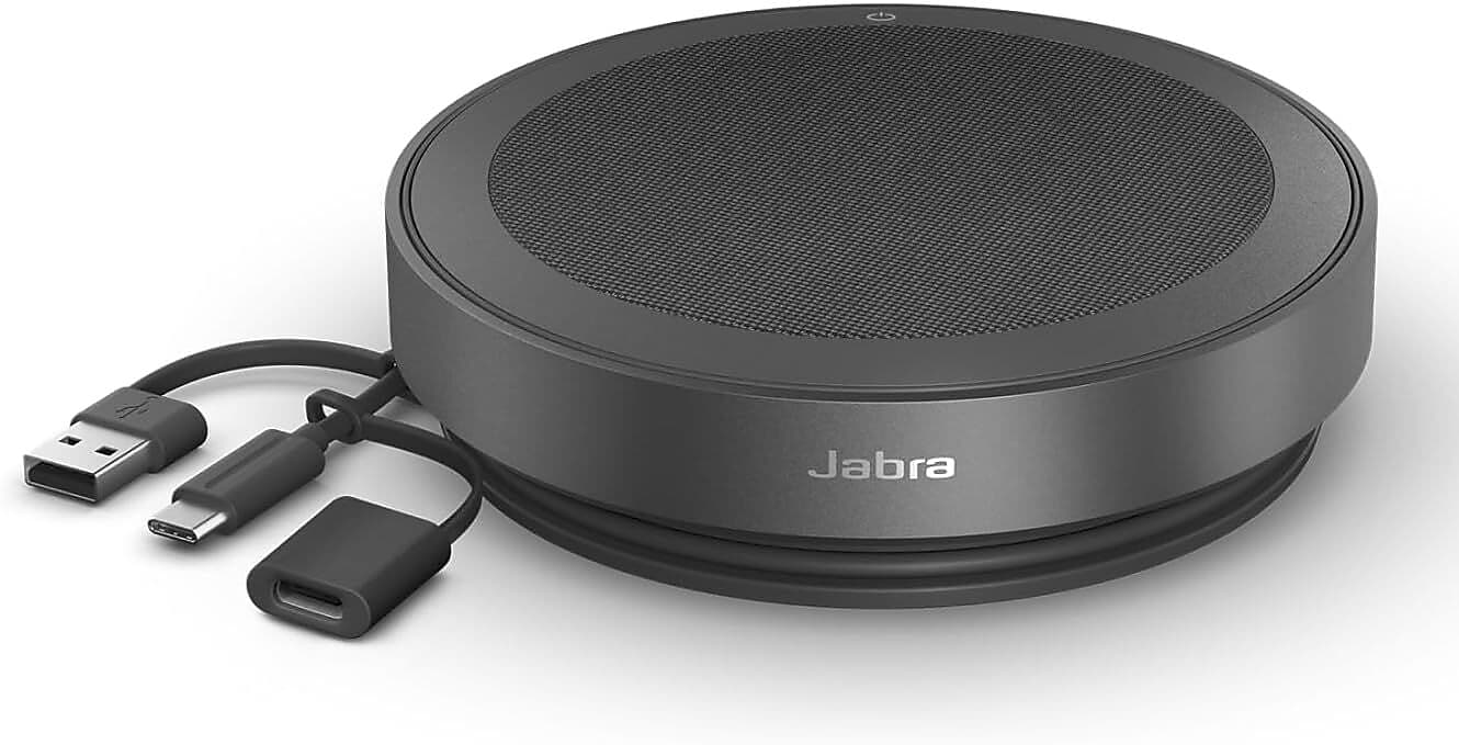 Jabra Speak2 75 UC Speakerphone, 2025 Edition, Certified for Zoom, Google Meet, Black (2775-209-01)