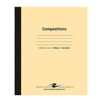 Roaring Spring Paper Products 1-Subject Composition Notebooks, 7" x 8.5", Wide Ruled, 48 Sheets, Brown (77308)