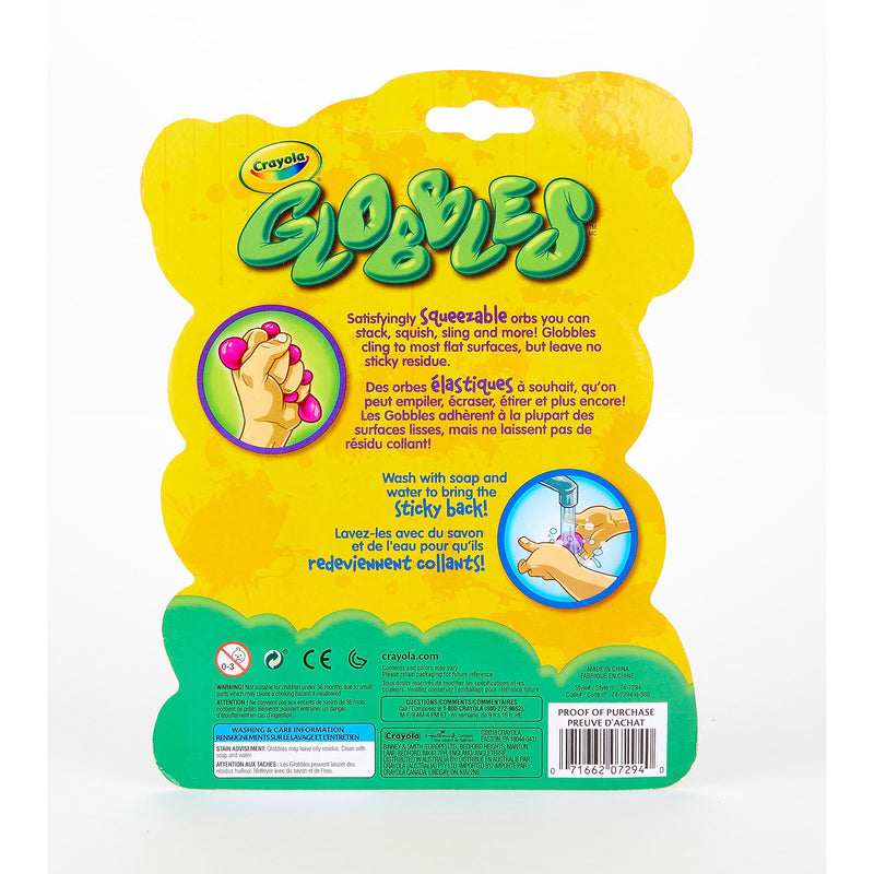 Crayola Globbles Fidget Toy, 6/Pack, 3 Packs/Bundle (BIN747294-3)