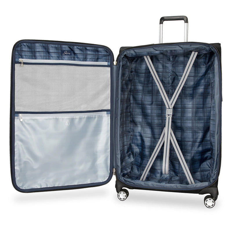 Skyway Luggage Sigma 7.0 28" Suitcase, 8-Wheeled Spinner, Black (177-28"001-4VP)