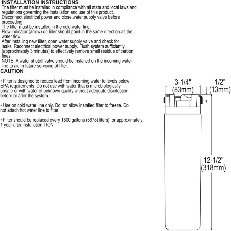 Elkay WaterSentry VII Filter Kit (EWF172)
