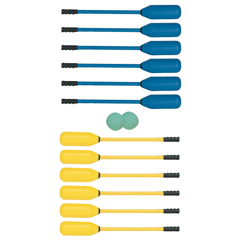 Champion Sports Soft Polo Set, Blue/Yellow (PXSET)