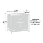 Sauder Cannery Bridge Commercial 2-Drawer Lateral File Cabinet, Letter/Legal Size, 32"W x 22"D, Sindoori Mango (429514)
