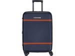 Bugatti Wellington 25.5" Hardside Suitcase, 8-Wheeled Spinner, TSA Checkpoint Friendly, Navy (HLG5124-Navy)