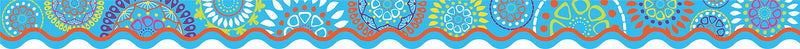 Barker Creek Double-Sided Scalloped Border, 36"' x 2.25", Moroccan, 13/Pack (LL975)