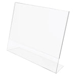 Deflecto Classic Image Document Holder, 8.5" x 11", Vertical, Table Top, Clear Plastic (66701)
