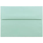 JAM Paper A7 Invitation Envelope 5 1/4" x 7 1/4", Aqua Blue, 100/Pack (1523985d)