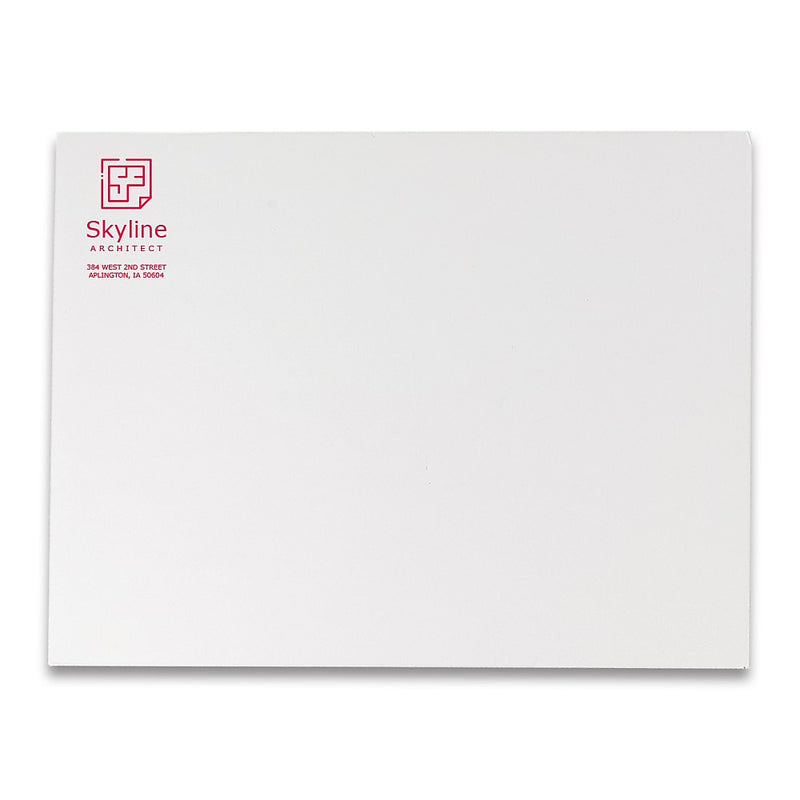 10 x 13 Open-End Envelope, White Wove, 1 Color, Qty 1000