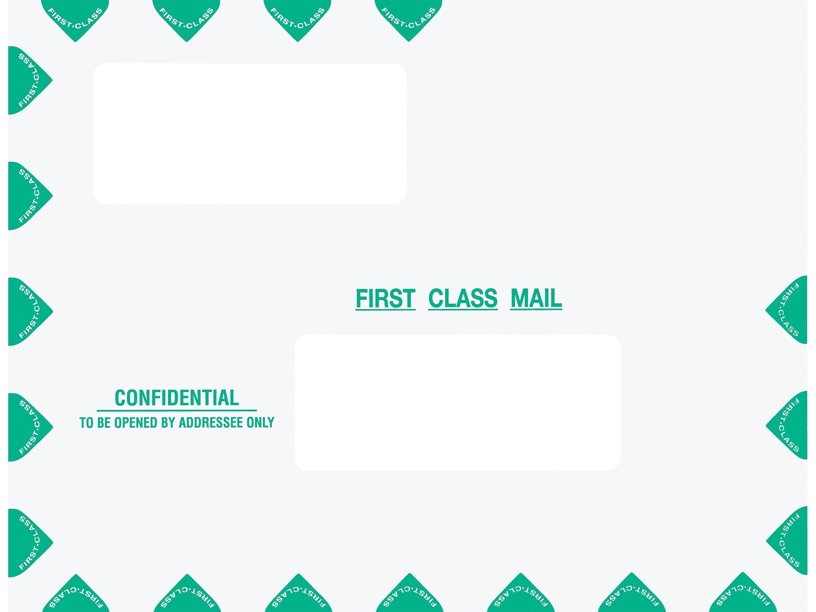 ComplyRight Self-Seal Tax Envelope, 10" x 13", White/Green, 50/Pack (PEB02)