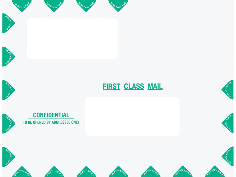 ComplyRight Self-Seal Tax Envelope, 10" x 13", White/Green, 50/Pack (PEB02)