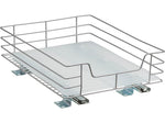 Household Essentials Glidez Steel Storage Organizer, SIlver (25215-1)