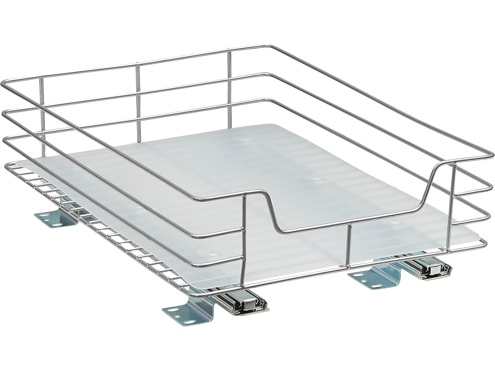 Household Essentials Glidez Steel Storage Organizer, SIlver (25215-1)