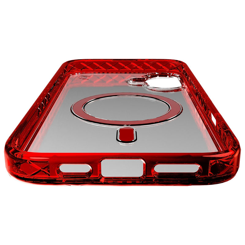 cellhelmet Magnitude Series MagSafe Phone Case for iPhone 16 Plus, Shock Absorbing, Lava Red (CM-105-LR)