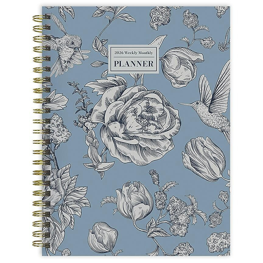 2026 TF Publishing Garden Roses 6.5" x 8" Weekly & Monthly, Paperboard Cover, Multicolored (26-9220)