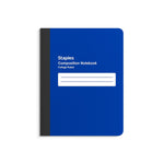 Staples® Poly Composition Notebook, 7.5" x 9.75", College Ruled, 80 Sheets, Assorted Colors (ST54889)