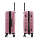 InUSA Trend 2-Piece Hardside Spinner Luggage Set, TSA Checkpoint Friendly, Rose Gold (IUTRE0SM-ROS)
