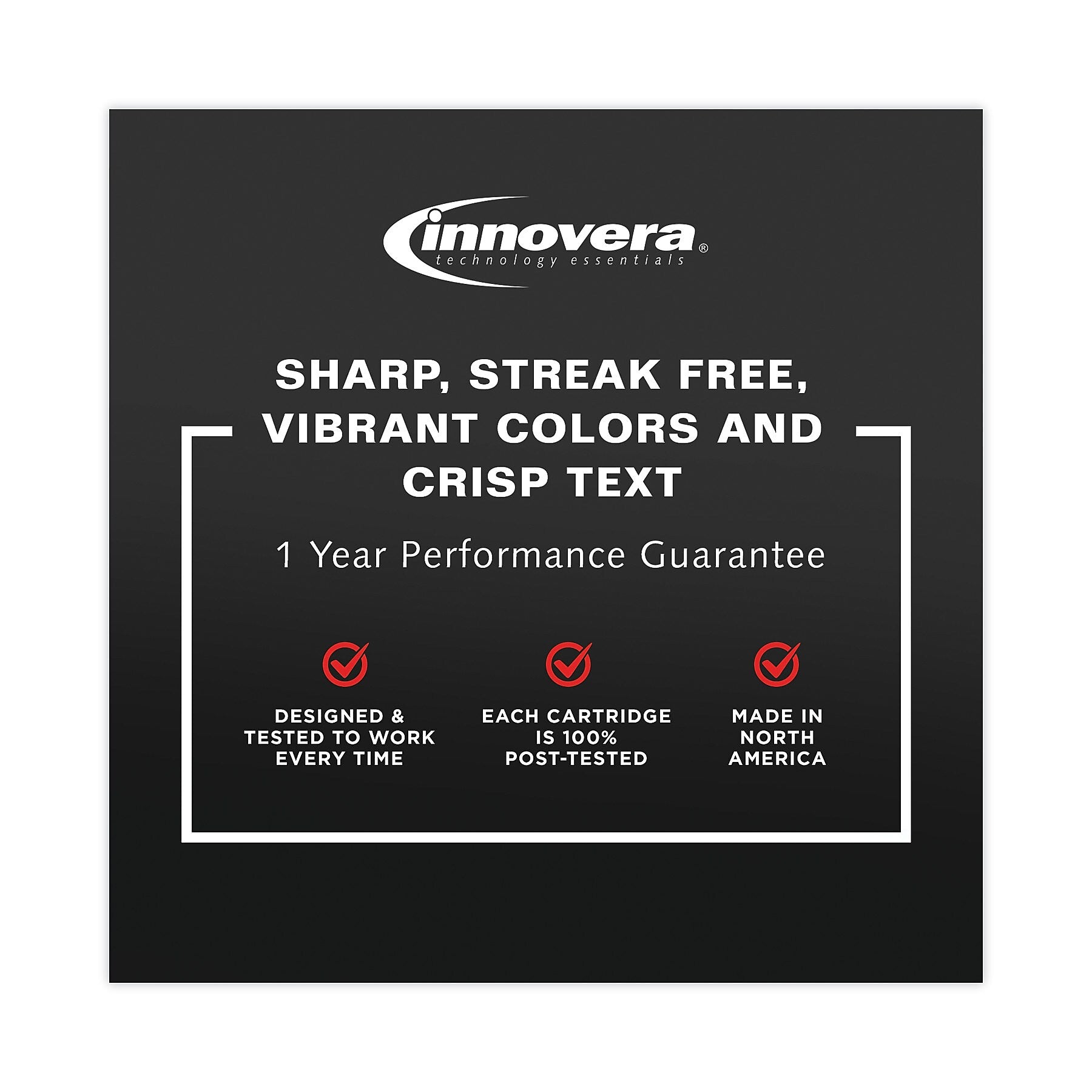 Innovera Remanufactured Black Ink, Replacement for 67XL (3YM57AN), 240 Page-Yield
