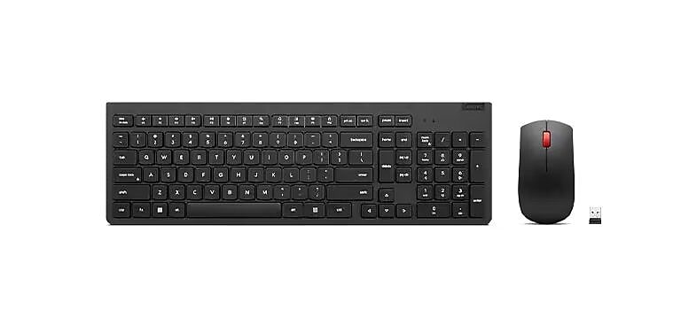 Lenovo Essential Wireless Combo Keyboard & Mouse Gen2, Black (4X31N50708)