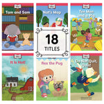 Creative Teaching Sound-It-Out Stories Decodable Readers Picture Book Set 1, 18 Books/Set