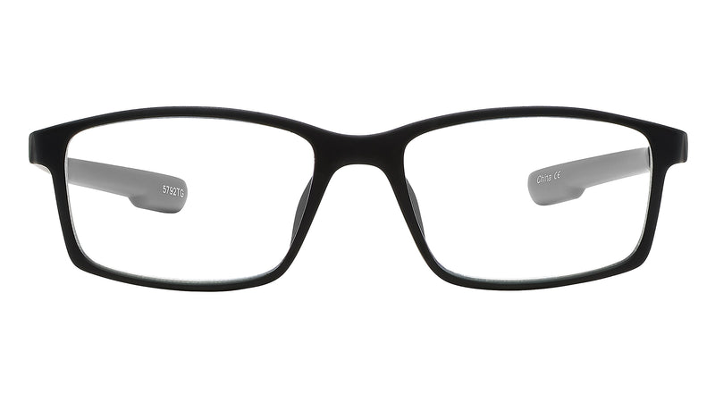 SAV Sportex Blue Light +2.00 Reading Glasses, Black (E4200)