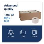 Tork Toilet Paper, Jumbo Roll, White, 1075 Sheets/Roll, 12/Casrton (TRK11020602)