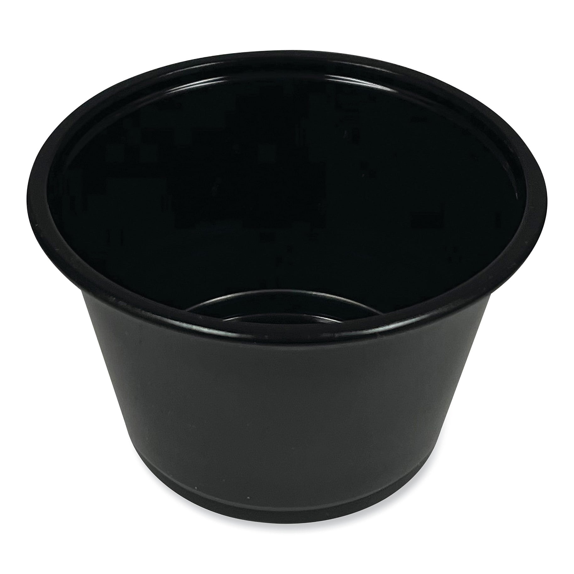 Boardwalk Souffle/Portion Cups, 4 oz, Polypropylene, Black, 2,500/Carton