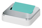 Post-it Pop-Up Dispenser for 3" x 3" Notes, Metallic/White (STL-330-W)