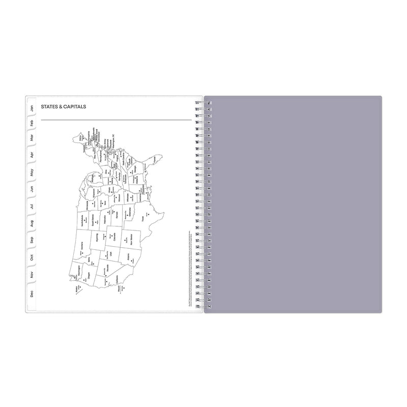2026 Blue Sky Ru Du Flore 8.5" x 11"  Weekly & Monthly Planner, Plastic Cover, Multicolored (101602-26)