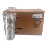 Plastifar PET Cold Sundae Cups, 5 oz., Clear, 1000/Carton (18438)