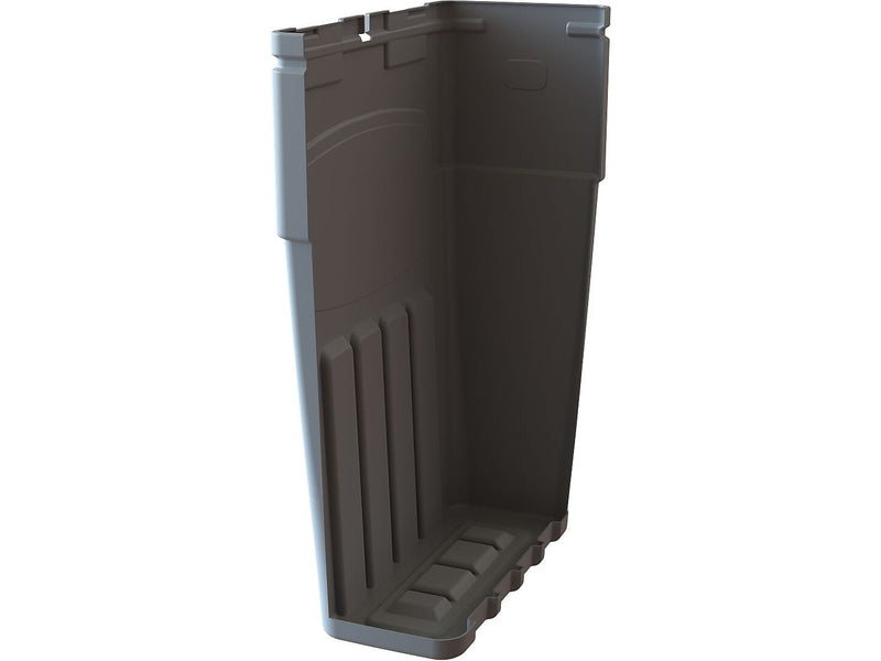 CleanRiver LeanStream Trash Can, 23 Gallon, Gray (LS1-002)