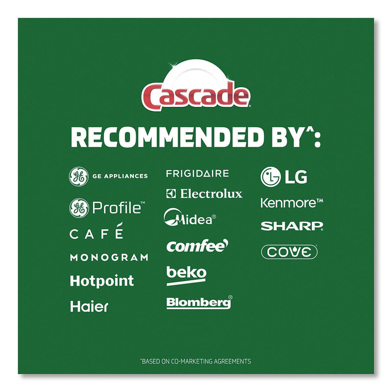 Cascade Complete ActionPacs Dishwasher Detergent, Fresh Scent, 17.6 oz., 33 Pacs/Bag, 4 Bags/Carton (80797047)