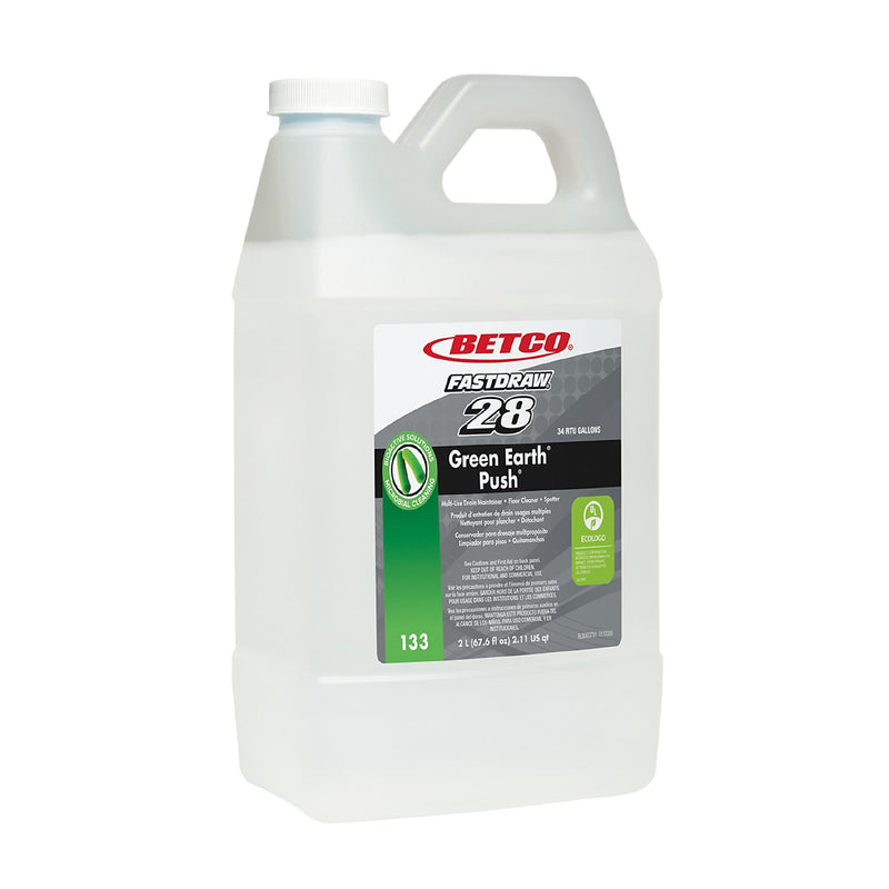 Betco Probiotic Solutions Push Drain Maintainer/Odor Eliminator, Mint Scent, 67.6 Oz., 4/Carton (1334700)