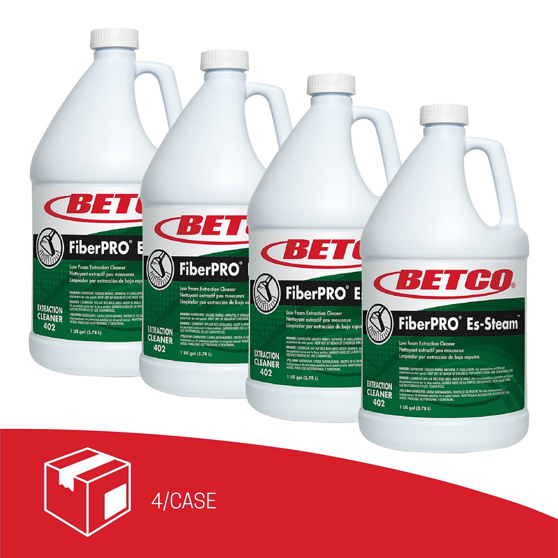 Betco FiberPRO Es-Steam Carpet Cleaner, Country Fresh, 1 gal., 4/Carton (BET4020400)