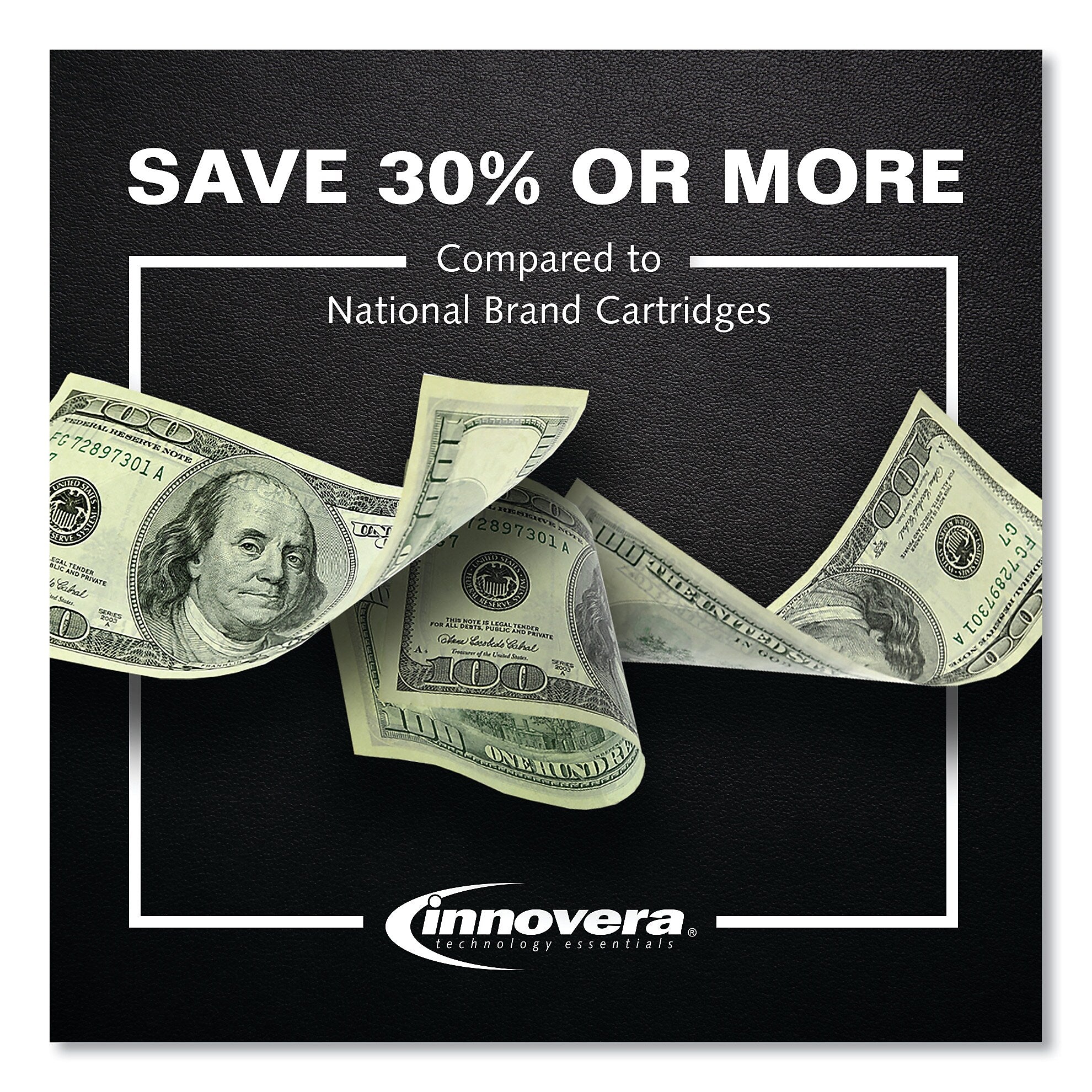 Innovera Remanufactured Black Standard Yield Toner Cartridge Replacement for HP 90A (CE390A)