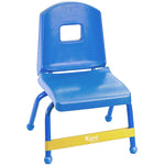 Kore Design Chair Fidget Latex Kick Bands, Yellow, 10/Pack (KD-KB1003)