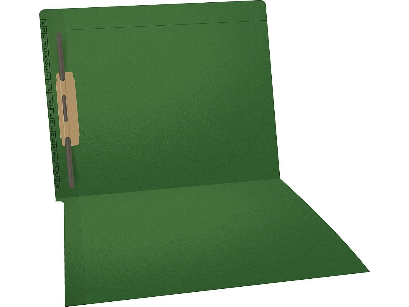 Medical Arts Press Reinforced Classification Folder, 1 3/8" Expansion, Letter Size, Green, 50/Box (F1170-GRN-1)