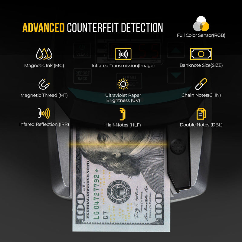 Kolibri KCD-2000 Counterfeit Detection Machine, Multicolored (KCD-2000)