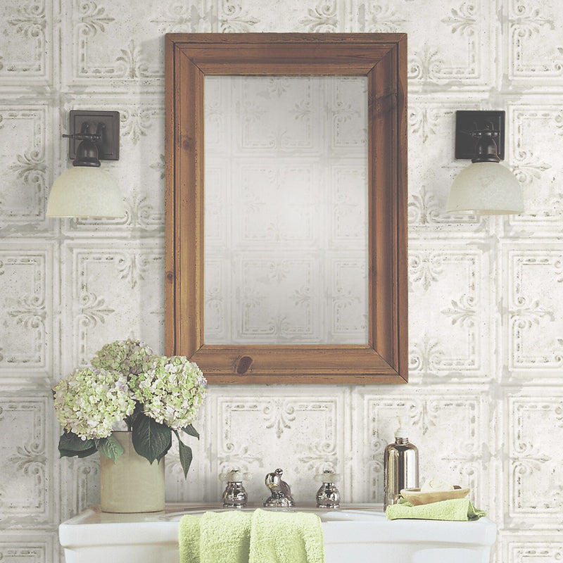 York Wallcoverings Tin Tile Peel and Stick Wallpaper (RMK11209WP)