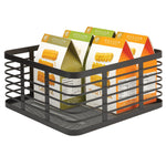 mDesign Steel Organizer, Matte Black (25932)