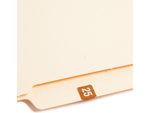 Smead "25" ETS Color-Coded Labels, 1" x 0.5" Brown, 25 Labels/Sheet, 10 Sheets/Pack (67925)