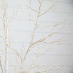 Nearly Natural 4-ft Pre-Lit Artificial White Twig Tree with 160 Warm White LED Lights (T4924)