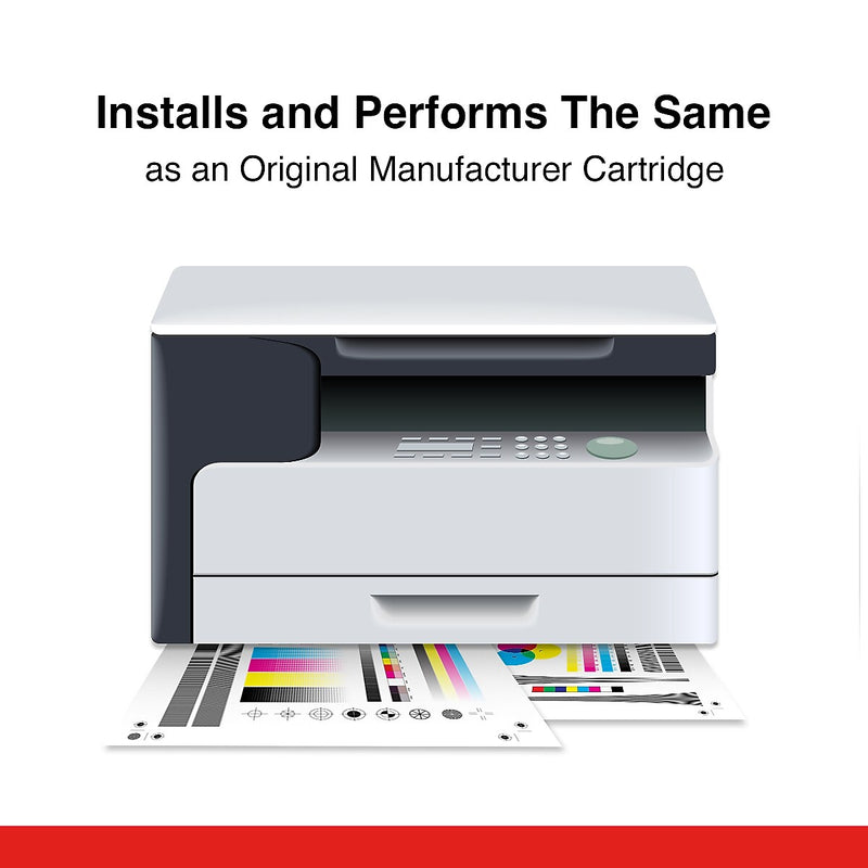 Staples 202A Remanufactured Cyan, Magenta, Yellow Standard Yield Toner Cartridge Replacement for HP CF500AM, 3/Pack