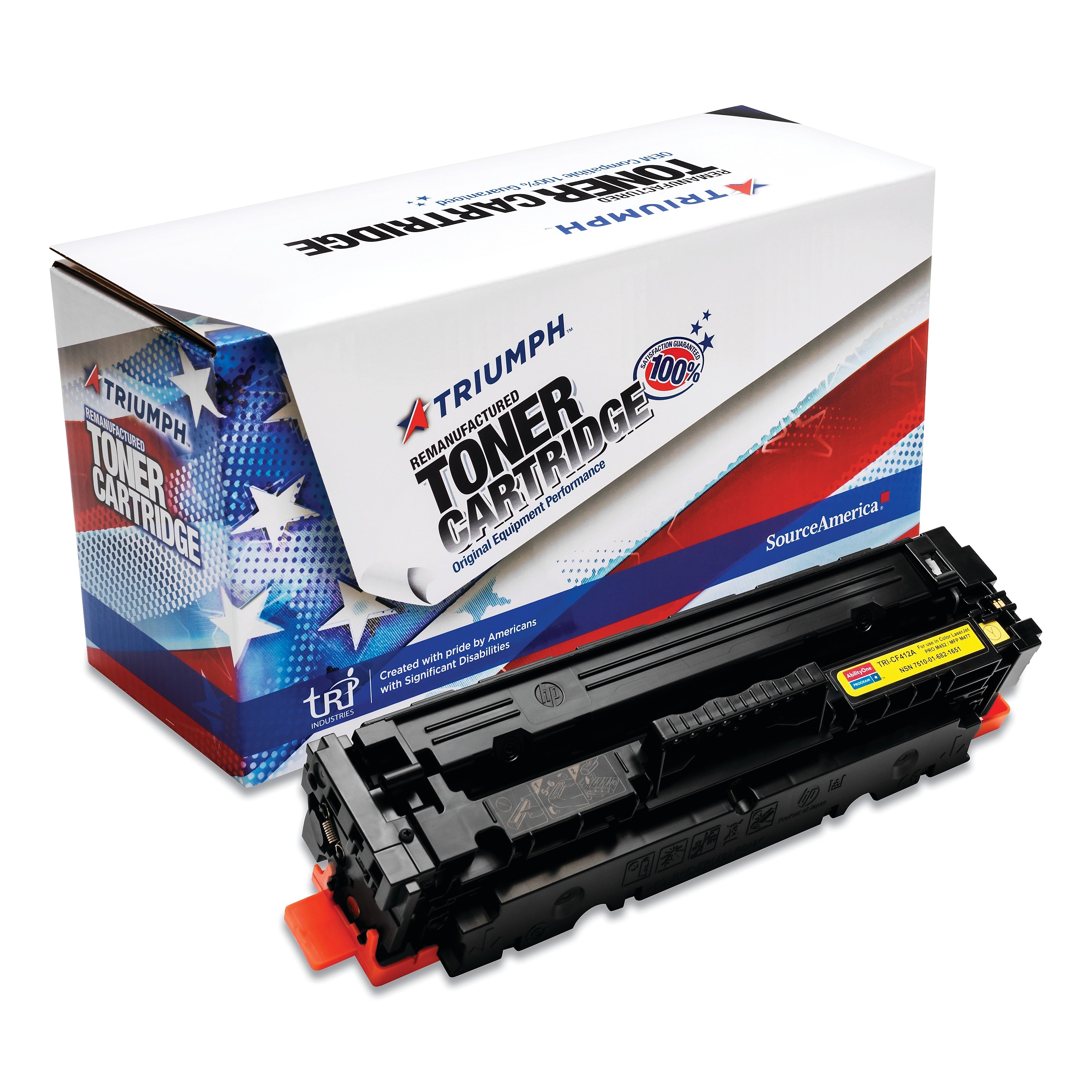 AbilityOne Toner, 410A, Yellow (7510016821651)