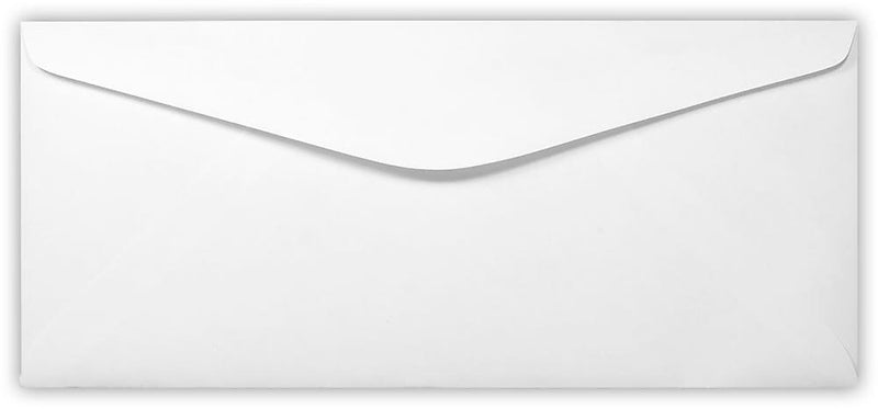 JAM Paper Security Tinted #9 Booklet Envelopes, 3 7/8" x 8 7/8", White, 50/Pack (61549-50)