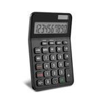 Staples 10-Digit Battery & Solar Basic Calculator, Black (ST240-CC)