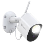 Toucan Floodlight Wireless Outdoor Smart Plug-In Security Camera with Night Vision, 2-Way Talk, Siren (TSLC10WU)